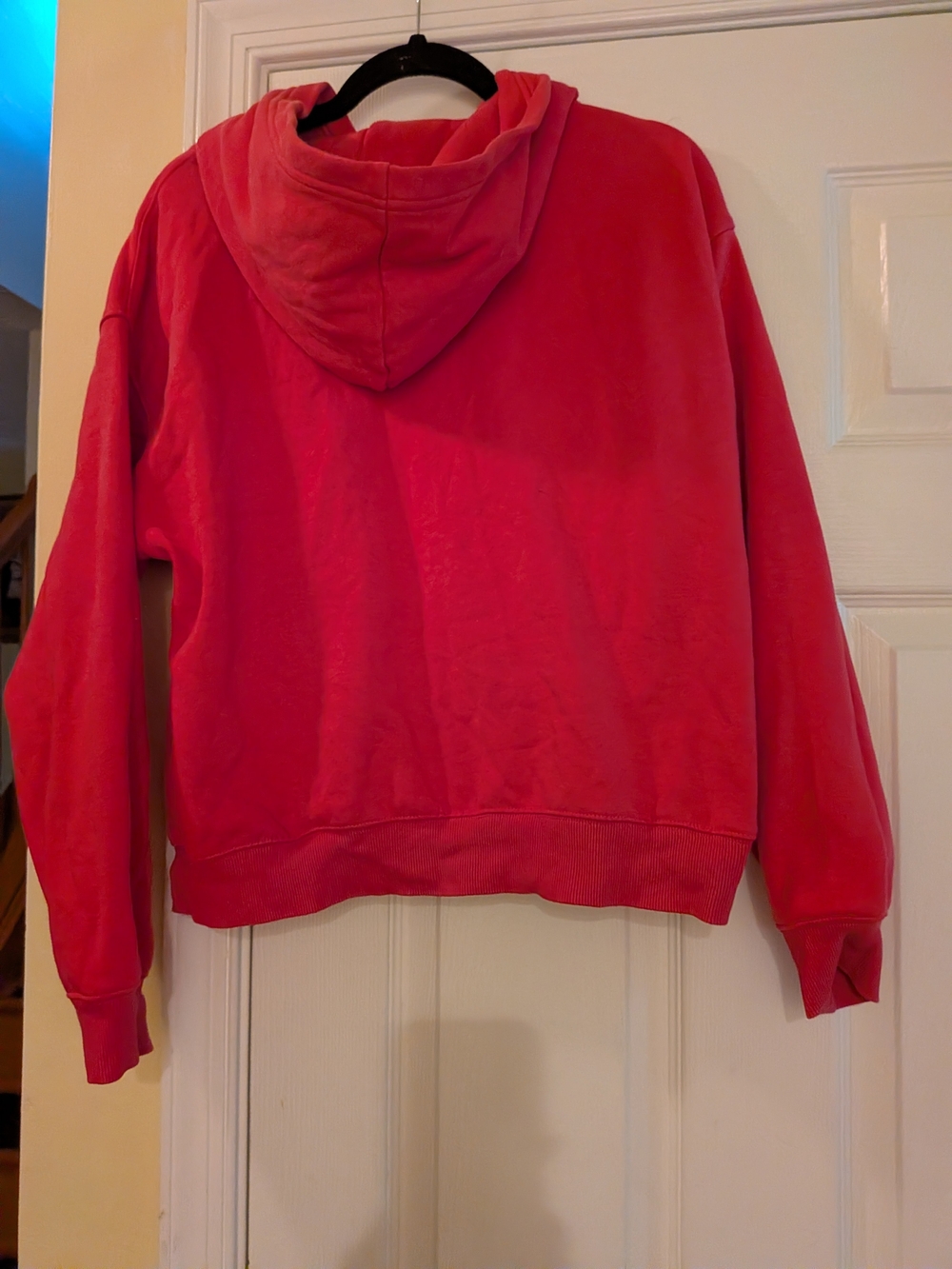 Pink Women's Hooded Sweatshirt - Casual Pullover